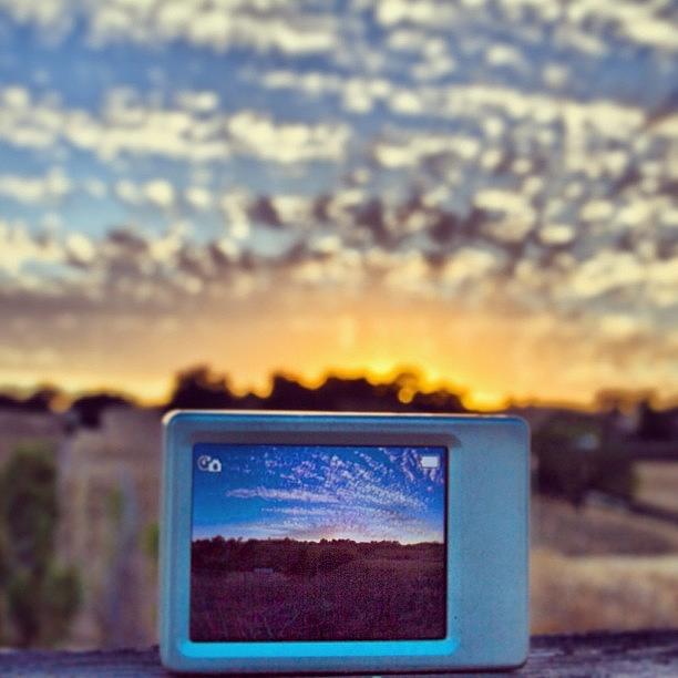 Sunset Photograph - Crazy Sunset = Time Lapse. #gopro by Logan Deats