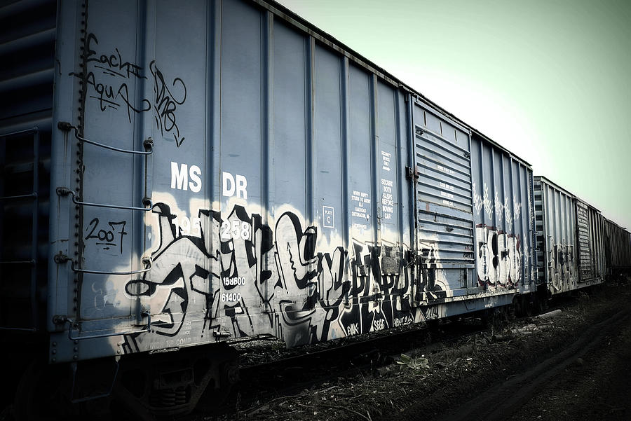 Train Photograph - Crazy Train by Amanda St Germain