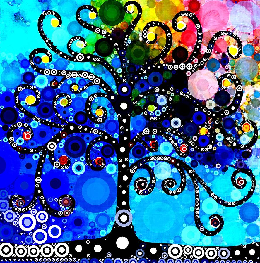 Crazy Tree Digital Art by Linda Bailey