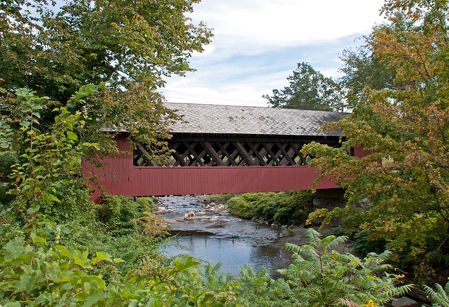 Creamery Covered Bridge - Brattleboro Vermont Photograph by John Black
