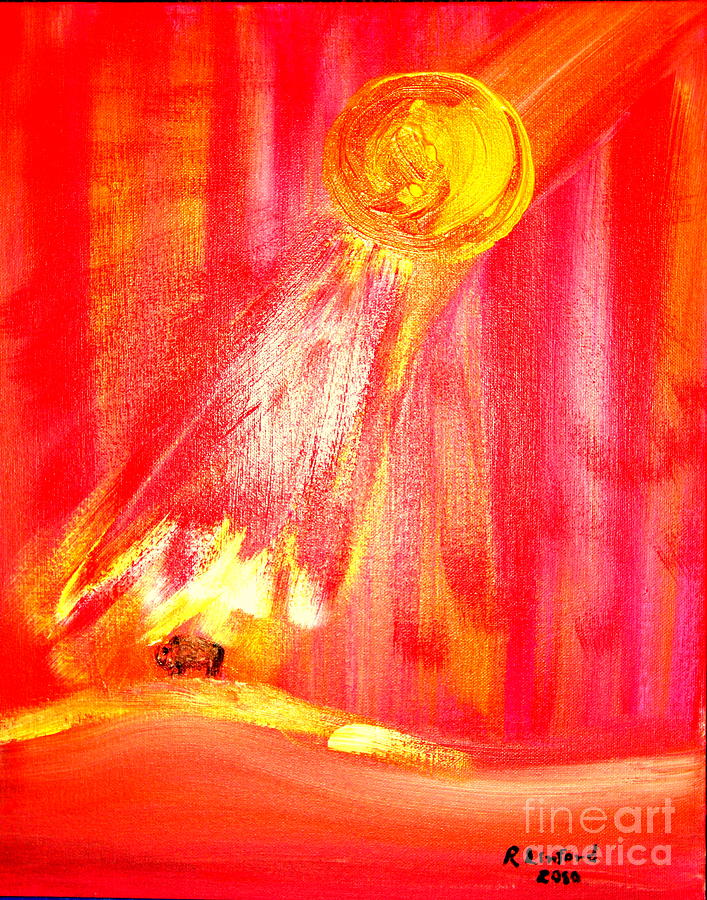 Creation and Warmth of the Son 1 Painting by Richard W Linford