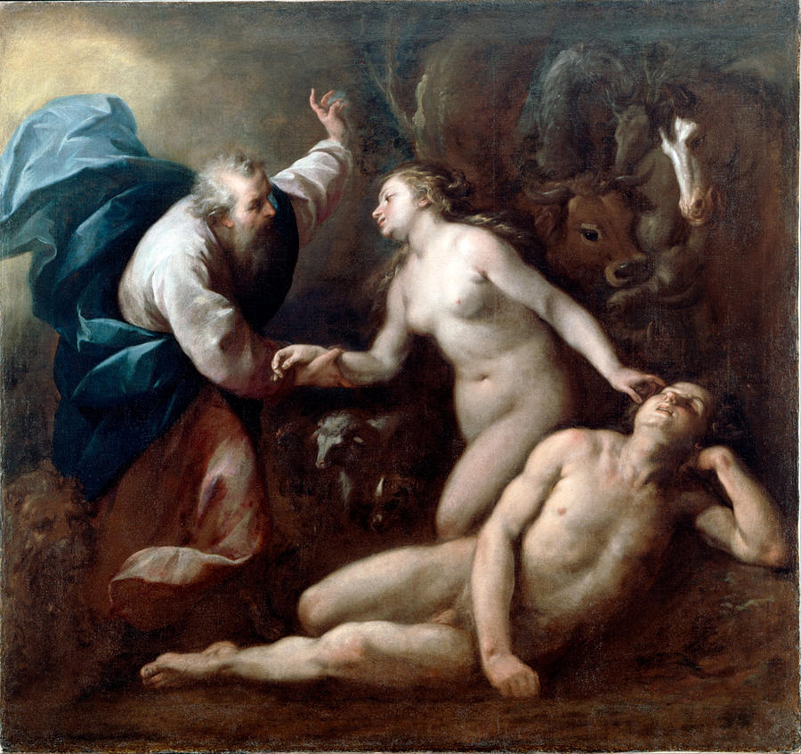 Creation of Eve Painting by Carlo Francesco Nuvolone