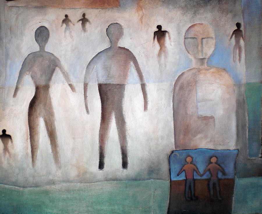 Creation Of Man And Woman Mixed Media by Gerry High