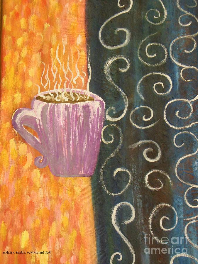 Creative Coffee Painting by Kristen Beck - Fine Art America