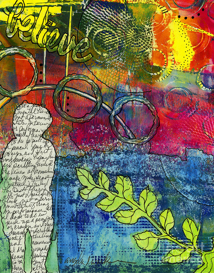 CREATIVITY is the Best Therapy Mixed Media by Angela L Walker