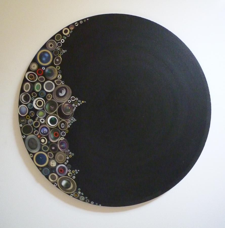 Crescent Moon Mixed Media by Douglas Fromm