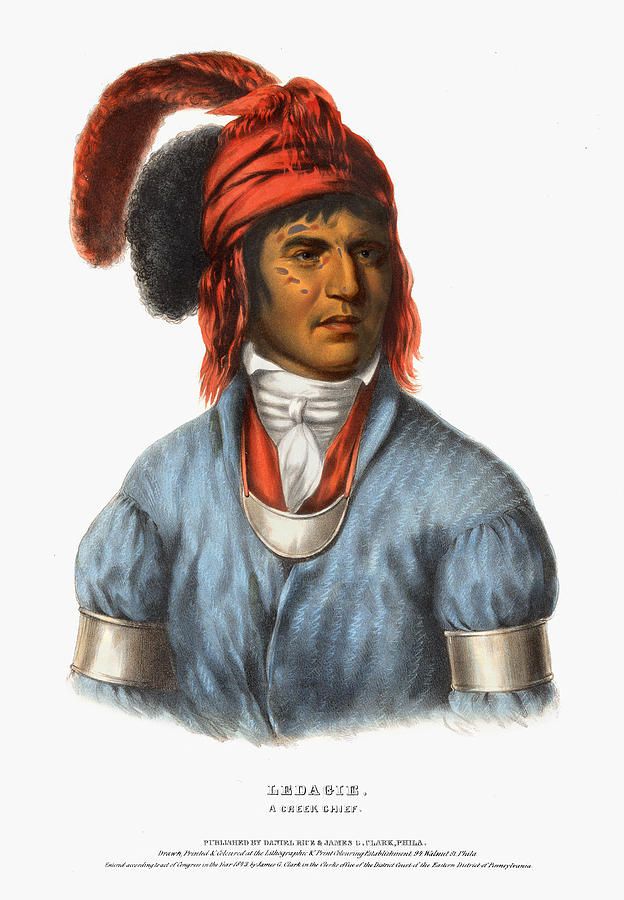 Creek Chief, C1843 Painting by Granger - Fine Art America