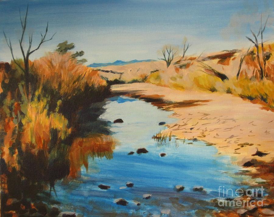 Creek in New Mexico Painting by Katrina West - Fine Art America