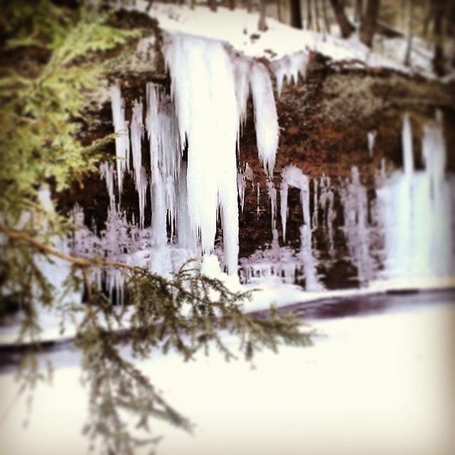 Creekside Photograph - Creekside Today.
#catskills #icicles by Sikena Khadija