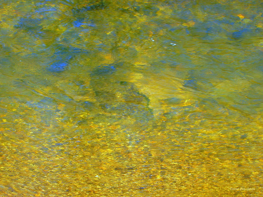 Creekwater Abstract Photograph by Deborah  Crew-Johnson
