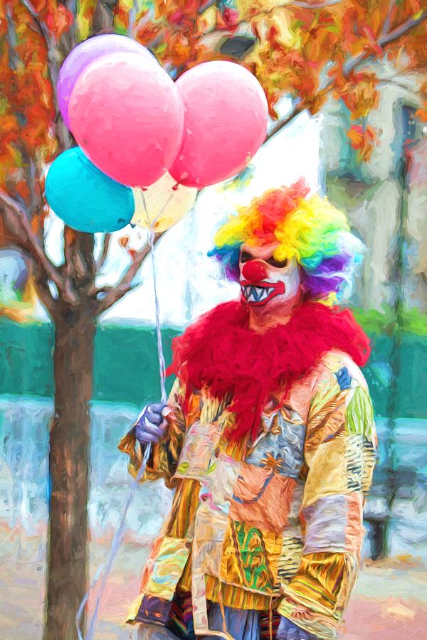 Creepy Balloon Man Photograph by Alice Gipson