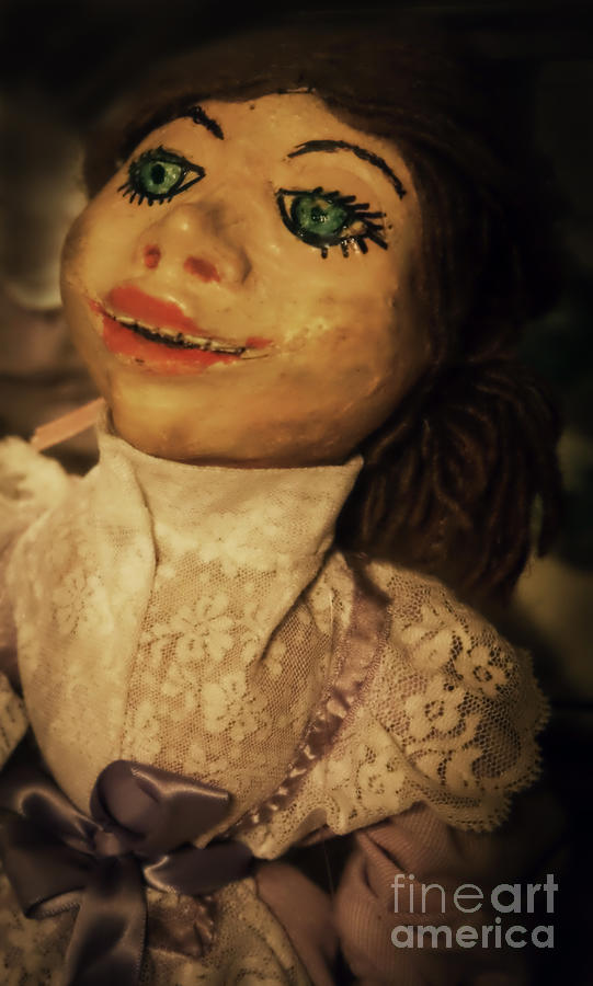 Creepy- Doll from Haunted Washoe Club Photograph by David Millenheft