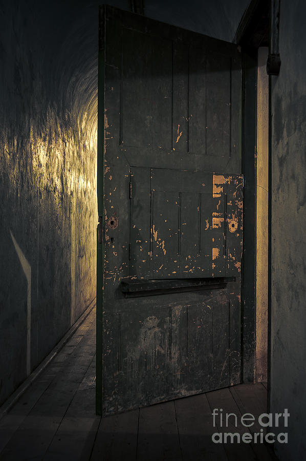 Criminal Photograph - Creepy Door by Svetlana Sewell