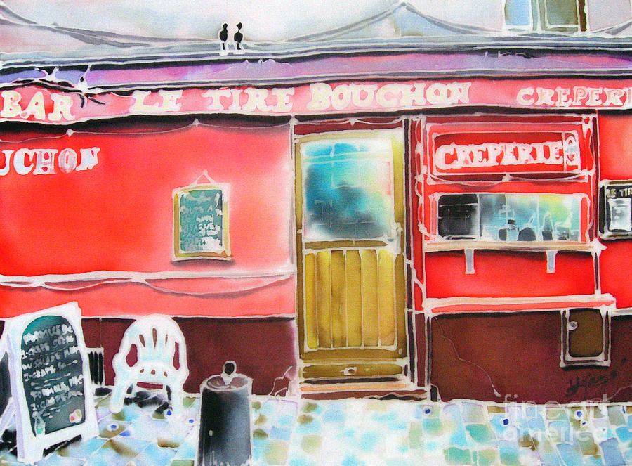Creperie Painting by Hisayo OHTA