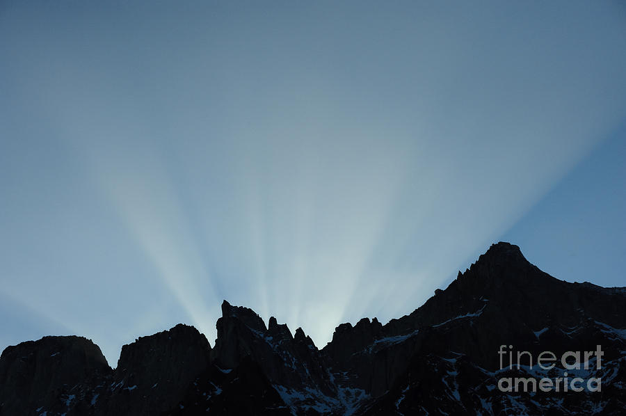 Crepuscular Rays Photograph by John Shaw