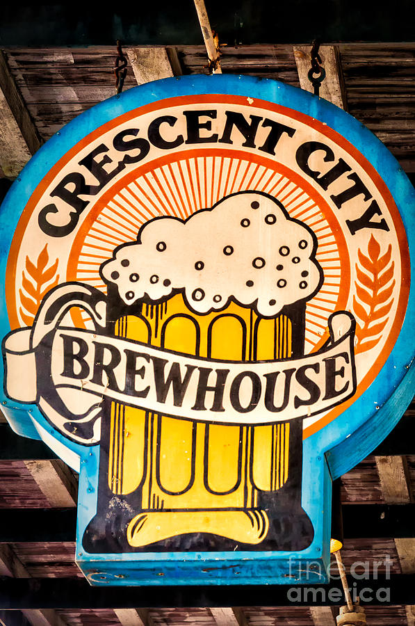 Crescent City Brewhouse Sign NOLA Photograph by Kathleen K Parker