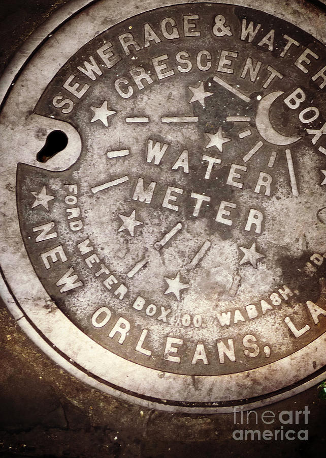 Crescent City Water Meter Photograph by Valerie Reeves