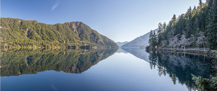 Crescent Lake panorama Photograph by Pierre Leclerc Photography
