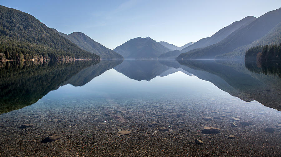 Crescent Lake reflection Photograph by Pierre Leclerc Photography