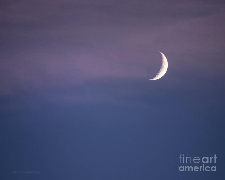 Crescent Moon Photograph by Clare VanderVeen