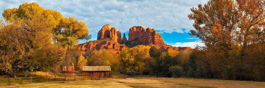 Fall Photograph - Crescent Moon Ranch by Guy Schmickle