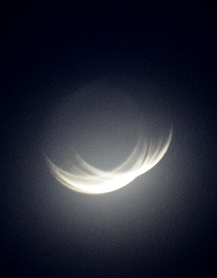 Crescent Moon Photograph by Tamara Michael