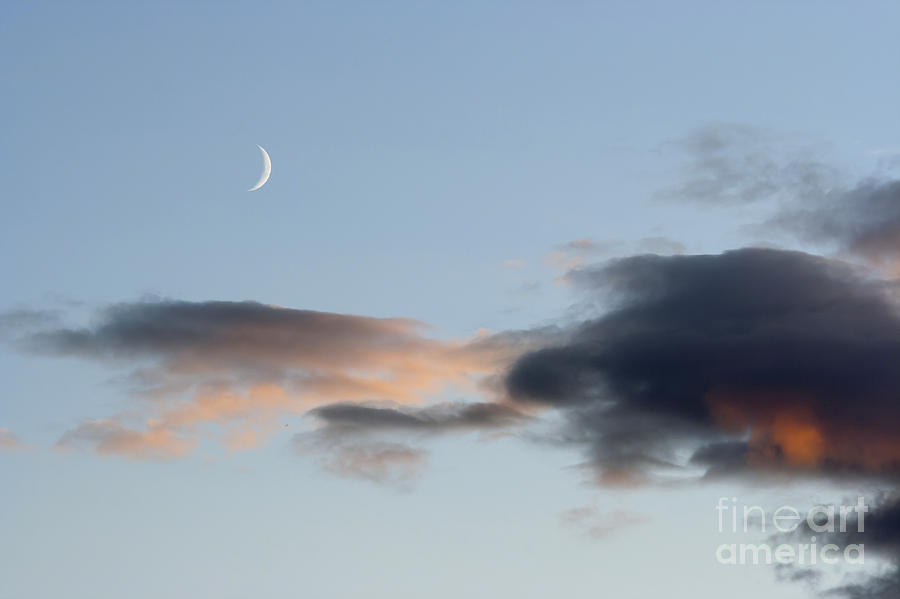 Abstract Photograph - Crescent Of The Moon by Michal Boubin