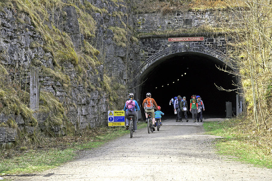 Cressbrook Tunnel on the Monsal Trail Photograph by Rod Johnson