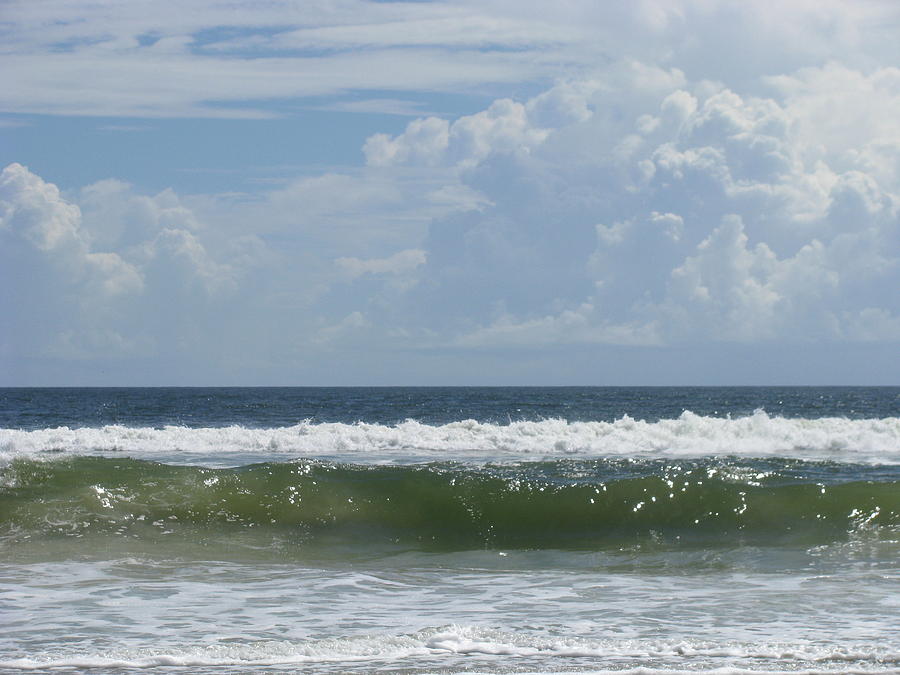 Cresting Wave Photograph by Ellen Meakin