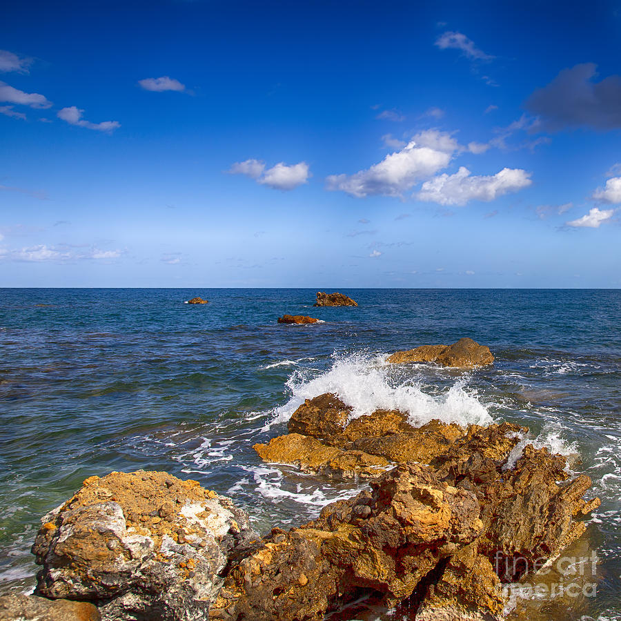 Cretan coast Photograph by Sophie McAulay