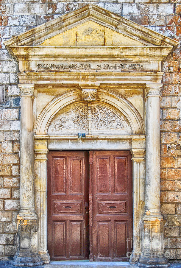 Greek Photograph - Crete Doorway by Antony McAulay