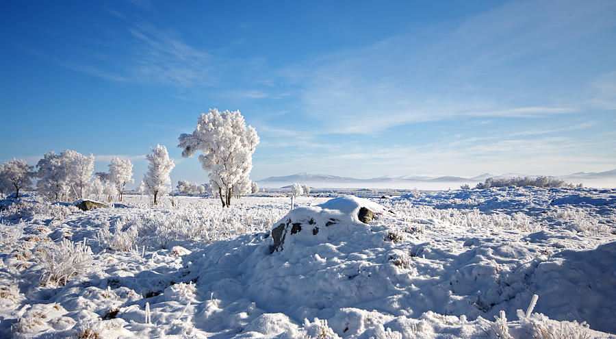 Crianlarich - Sunlit Snow Photograph by Pat Speirs