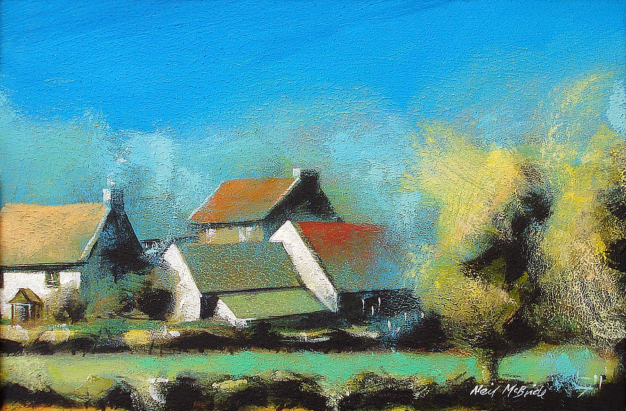 Crich Farm Painting by Neil McBride