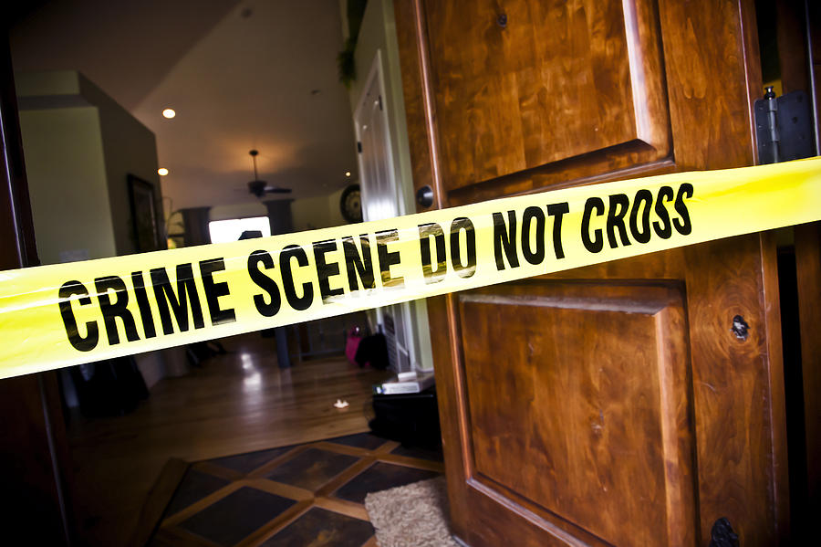 Crime Scene at Residential Home Photograph by Adamkaz