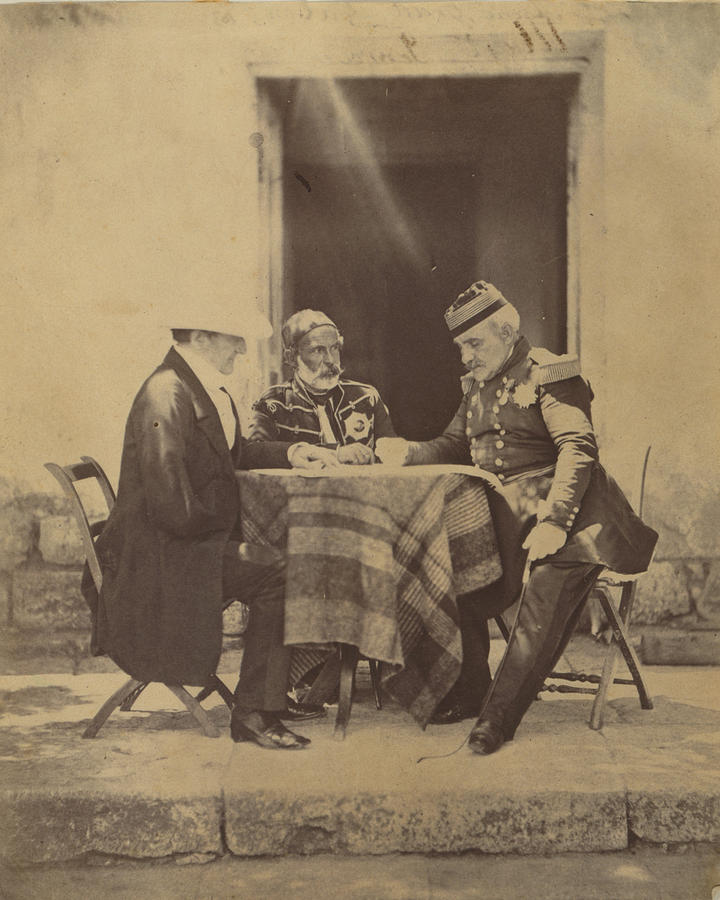 Crimean War Council, 1855 Photograph by Granger