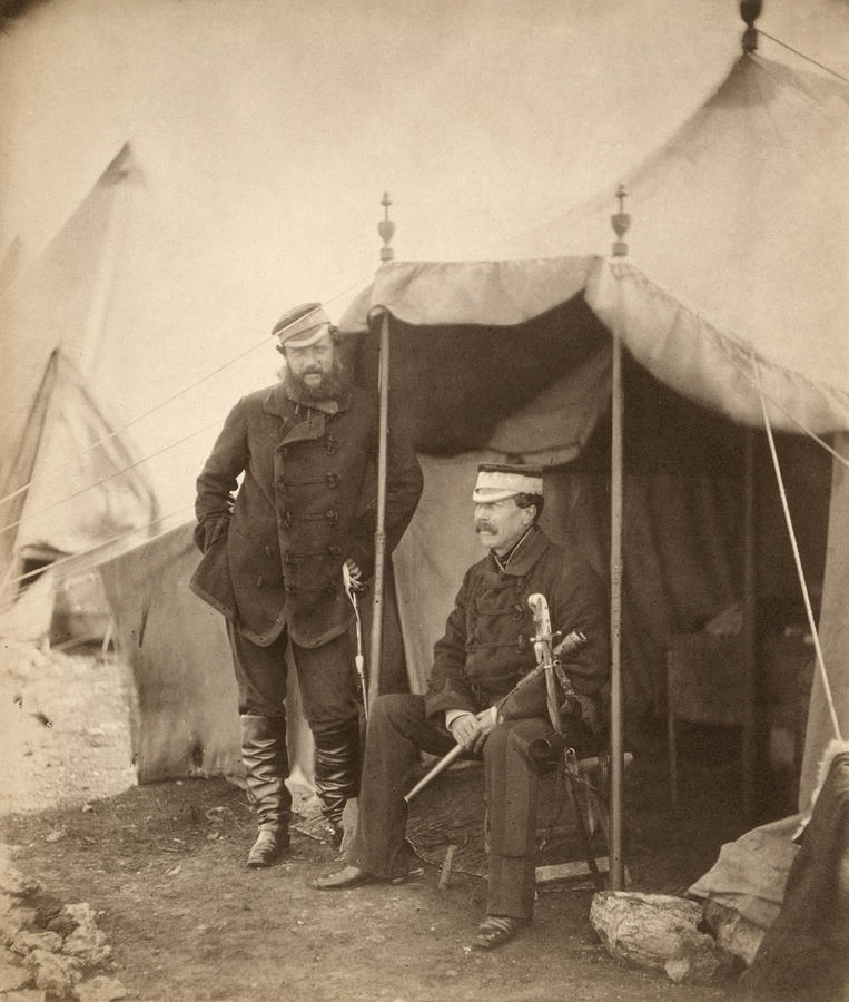 1855 Photograph - Crimean War Officers, 1855 by Granger