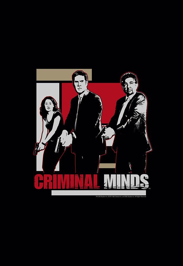 Criminal Minds Digital Art - Criminal Minds - Guns Drawn by Brand A