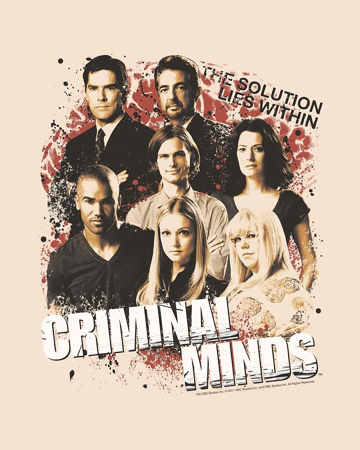 Criminal Minds Digital Art - Criminal Minds - Solution Lies Within by Brand A