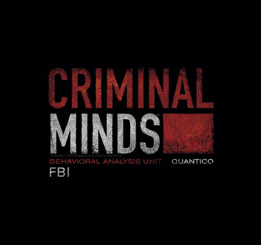 Criminal Minds Digital Art - Criminal Minds - Title Card by Brand A Criminal Minds Digital Art - Criminal Minds - Title Card by Brand A
