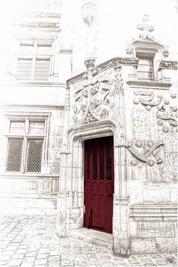 Crimson Door Photograph by Evie Carrier