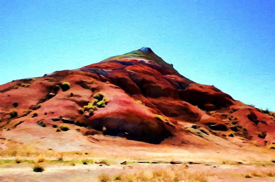 Crimson Hill Painting by Jim Buchanan