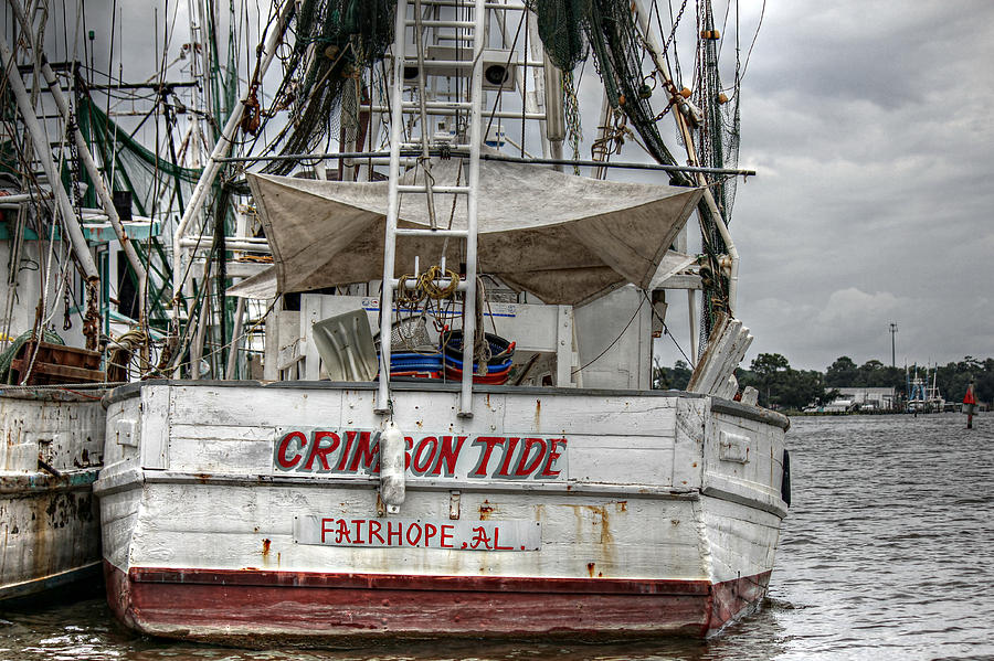 Crimson Tide on the Bon Secour Photograph by Lynn Jordan