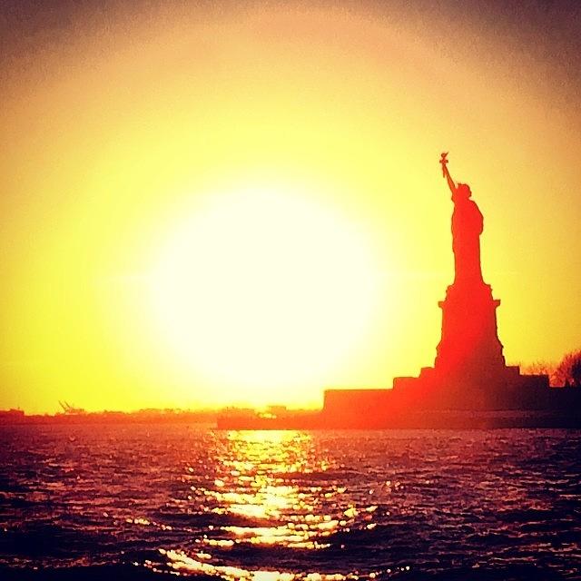 Statue Of Liberty Photograph - Lady Liberty by Dan Gilrein