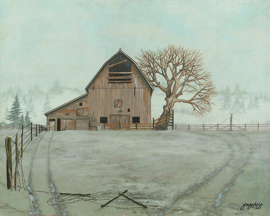 Architecture Painting - Crisp Morning by John Wyckoff