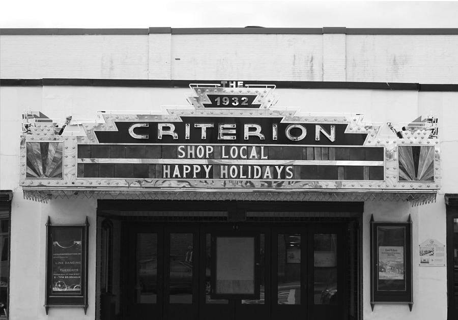 Criterion Black and White Photograph by Mary Bedy