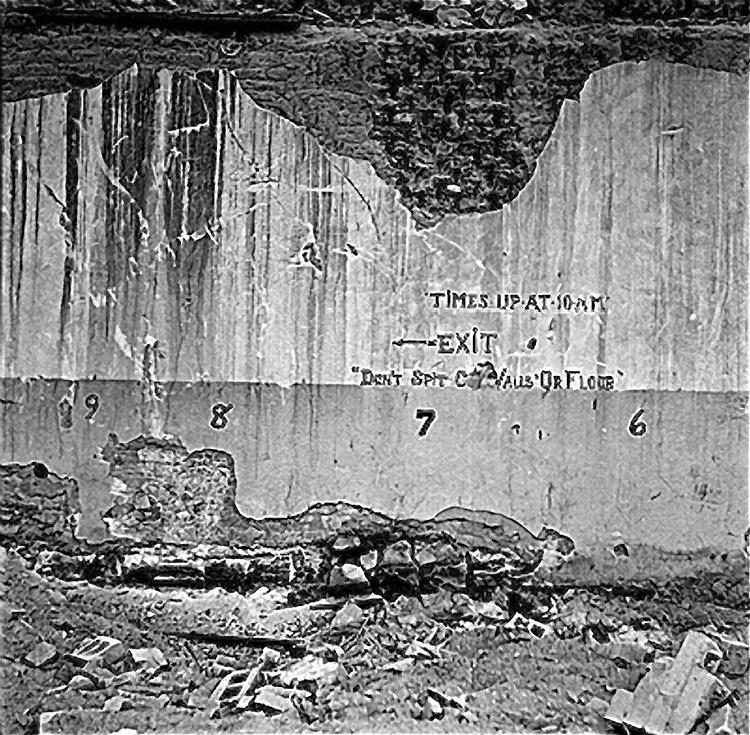 Criterion Rooms crumbling adobe walls Barrio Viejo Tucson Arizona 1967 Photograph by David Lee Guss