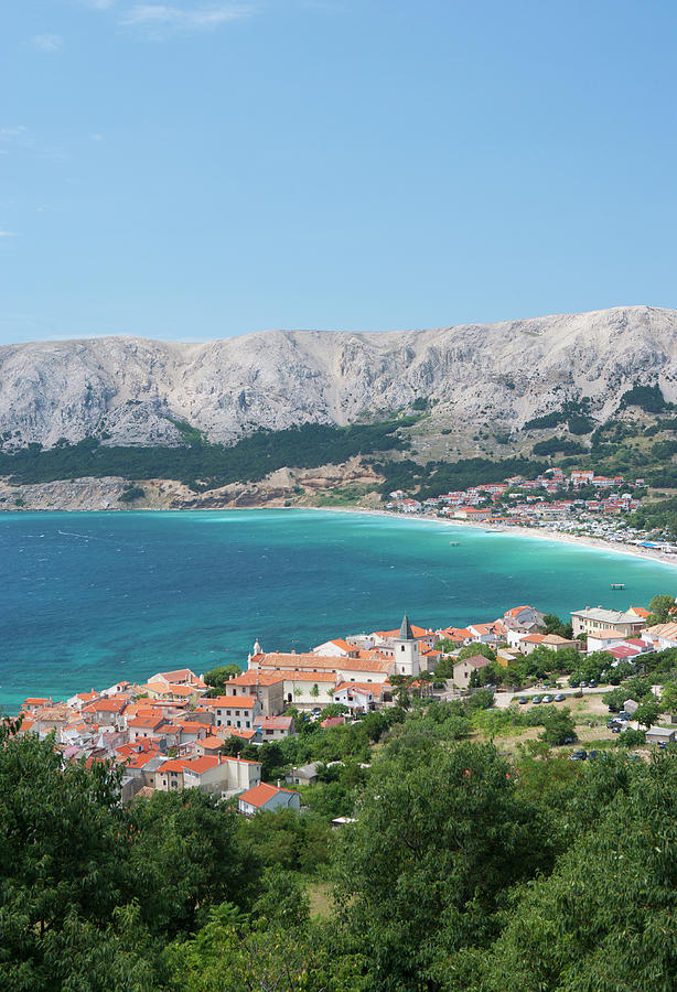 Croatia, View Of Krk Island And Baska Photograph by Westend61