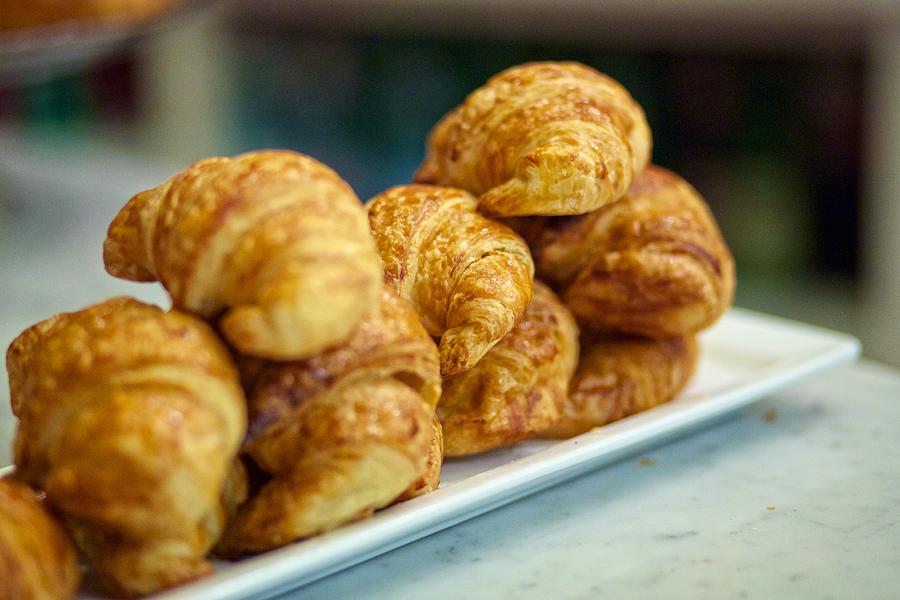 Croissants Ready to Eat Photograph by Dave Files