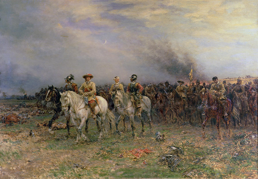 Oliver Painting - Cromwell After The Battle Of Marston by Ernest Crofts