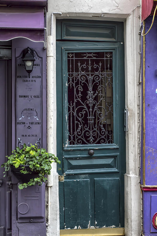 Crooked Door in Montmartre Photograph by Georgia Clare